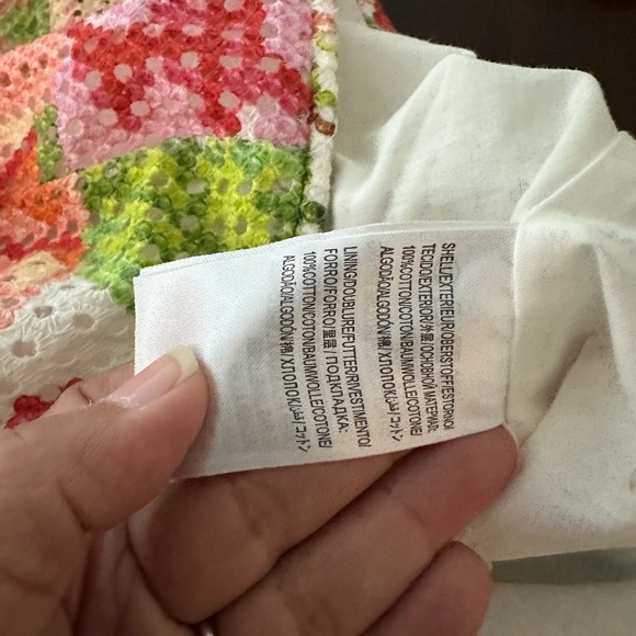 FARM RIO
Vintage Floral Eyelet Mini Dress In Multi (D6) - Picture 4 of 7